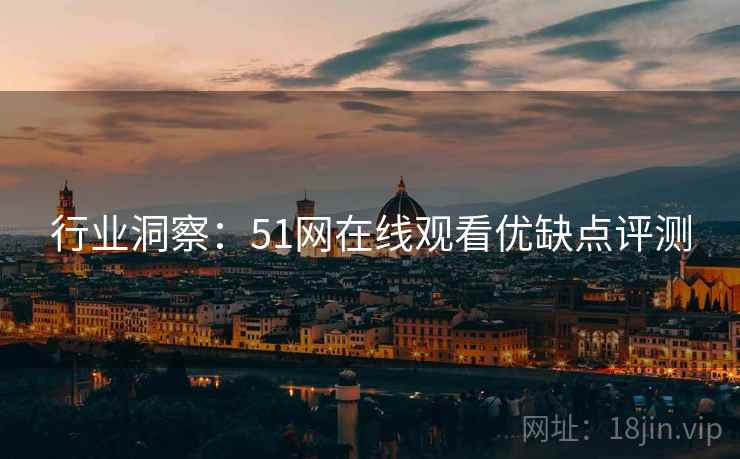行业洞察：51网在线观看优缺点评测
